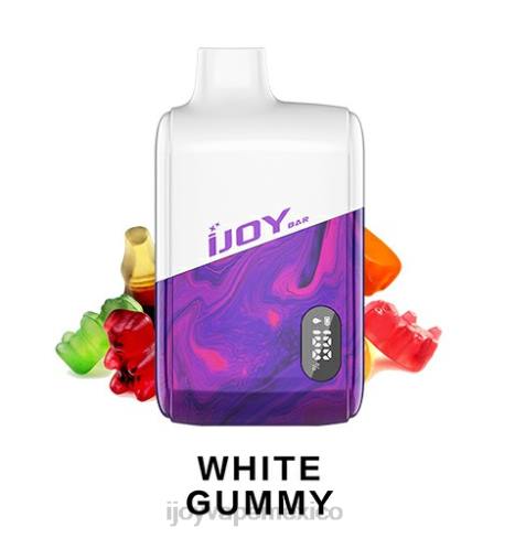 iJOY Bar IC8000 desechable - iJOY store - P62D199 gomoso blanco