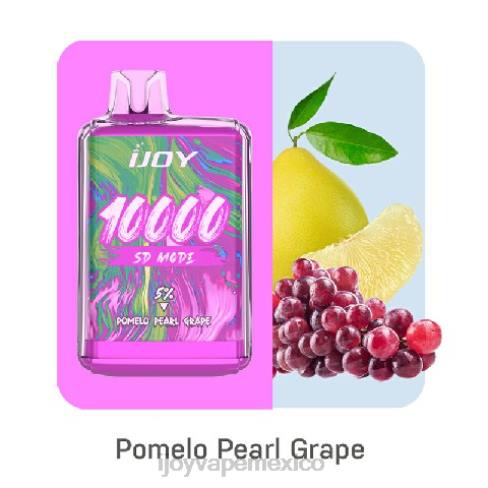 iJOY Bar SD10000 desechable - iJOY vape México - P62D170 pomelo uva perla