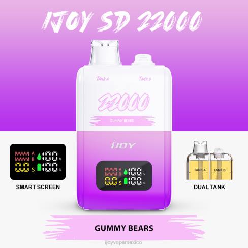 iJOY SD 22000 desechable - iJOY disposable vape - P62D154 ositos de goma