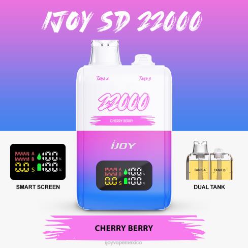 iJOY SD 22000 desechable - iJOY vape México - P62D150 Cereza