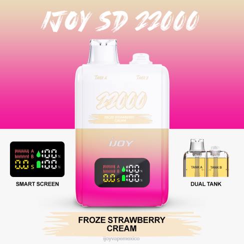 iJOY SD 22000 desechable - iJOY vape desechable - P62D152 crema de fresa congelada